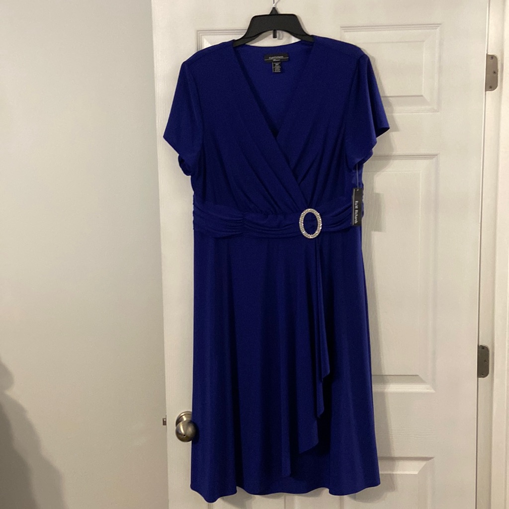 RM Richards Womens Dress Size 18w Brand New With Tag Color Purple
